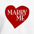 thumbnail image 3 of CafePress - Marry Me Valentine's Day Hooded Sweatshirt - Pullover Hoodie, Hooded Sweatshirt, 3 of 4