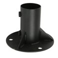 thumbnail image 3 of Chain Link Fence Pole Floor Flange Base Flange Heavy Solid Fence Post Concrete Mount for Holding Fence Mailbox Flag Round Posts 52mm / 2.0in, 3 of 4