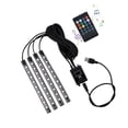 thumbnail image 3 of Riwesomey Tiras de luces LED para coche que cambian de Color debajo de la ventana del salpicadero, lámpara de ambiente con Control remoto, decoración Bombillas para automóviles 36smd USB-Port Riwesomey VI015237-03B, 3 of 6