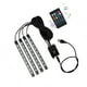 thumbnail image 2 of Riwesomey Tiras de luces LED para coche, Interior debajo del salpicadero, ventana trasera, Control remoto, lámpara de ambiente, sonido activado, Bombillas para automóviles 36smd USB-Port Riwesomey VI015237-03B, 2 of 6