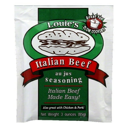 Louie's Italian Beef Seasoning, 3 OZ (Pack of 12) (Best Italian Beef Sandwich)