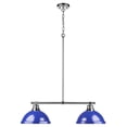thumbnail image 5 of Golden Lighting 3602-2LP-CH-BK Duncan 2 Light Linear Pendant,Black, 5 of 10