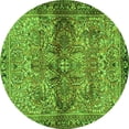 thumbnail image 1 of Ahgly Company Indoor Round Persian Green Traditional Area Rugs, 8' Round, 1 of 1