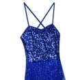 thumbnail image 6 of iEFiEL Womens Sequins Lyrical Ballet Dance Dress Leotard Flowing Fully Lined Dance Outfit, 6 of 7
