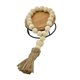 thumbnail image 2 of Wooden Beads Garland with Jute Tassels Rustic Heart Wall Hanging Decor Home Crafts, 2 of 4