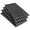 Black-94.5" x 11", variant on Black 94.5" x 11" 4-Piece Acoustic Slat Decorative Wall Panels