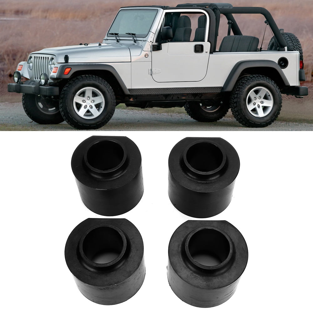 Leveling Kit, 4pcs 3inch Front Rear Lift Kit Car Lift Kit Front Rear Lift Kit, Strong Toughness