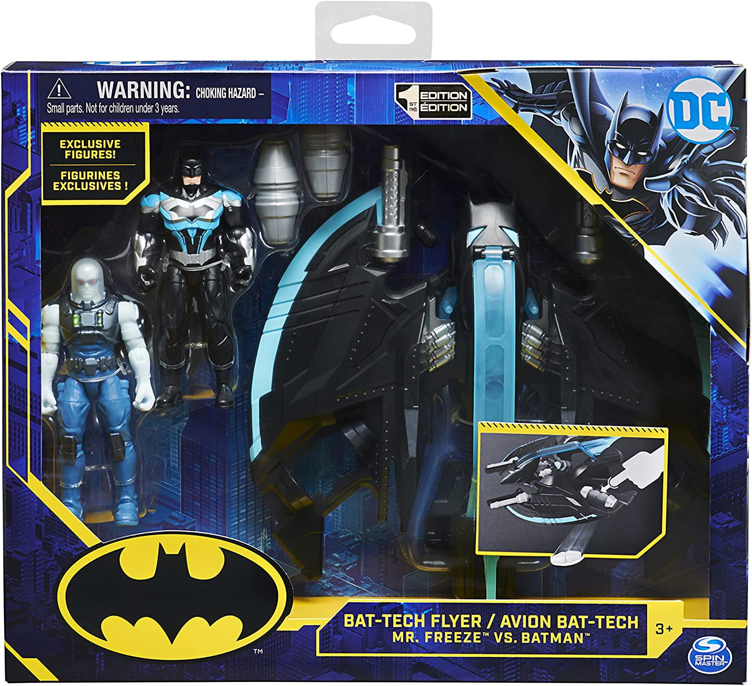 DC Comics Batman Bat-Tech Flyer with 4