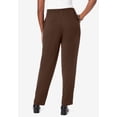 thumbnail image 2 of Jessica London Women's Plus Size Stretch Knit Elastic Pull-On Straight Leg Pants Trousers, 2 of 5