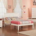 thumbnail image 2 of Leo & Lacey Madison Full Solid Wood Platform Bed in White, 2 of 4