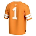 thumbnail image 3 of Unisex GameDay Greats #1 Tennessee Orange Tennessee Volunteers Lightweight Collegiate Football Fashion Jersey, 3 of 4