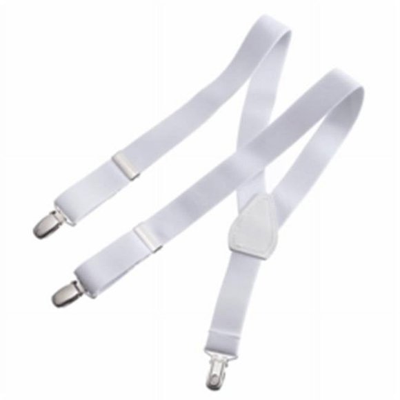 Clips N Grips CNg-Susp-White-30 Enfants Bretelles Élastiques Réglables - 30 Po