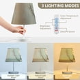 thumbnail image 5 of A Snowman LED Desk Lamp Table Lamp USB Bedside Nightstand Small Lamp for Bedroom Living Room Kids Room, 5 of 8