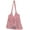 Pink, variant on Kukuzhu Women Crochet Beach Bag Knit Shoulder Bag Crochet Tote Bag Summer Hobo Bag Aesthetic Mesh Tote Bag