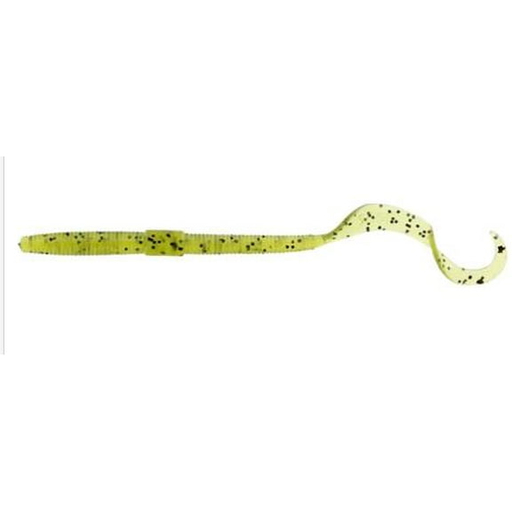 Zoom Fishing Lures 038019-SP Shakey Tail Finesse Worm 6 Inch 20Pk Watermelon Seed