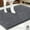 Charcoal, variant on Galactic Goods Muddy Absorbent Microfiber Door Mat and Pet Rug, Non Slip Thick Washable Area and Bath Mat Soft Chenille for Kitchen Bedroom Indoor and Outdoor (Black,48"x60")