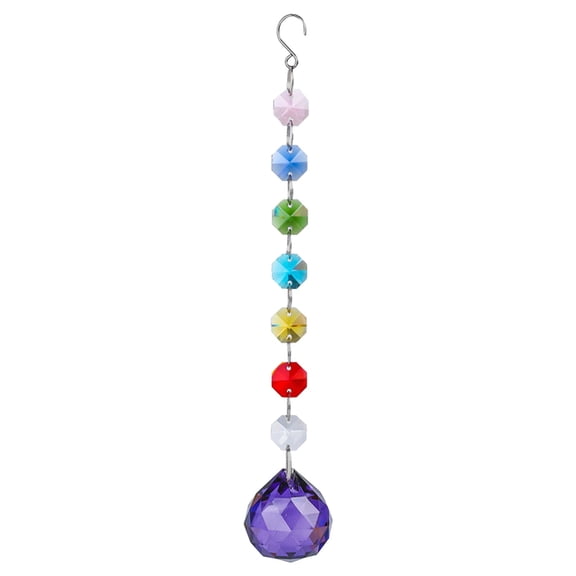 1PC Lighted Hanging Ornament Household Pendant Household Pendant For Entryway Decor Purple