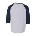 thumbnail image 3 of Heavy Cotton™ Youth Raglan Three-Quarter Sleeve T-Shirt, 3 of 3