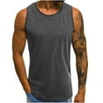 thumbnail image 2 of AherBiu Mens Tank Tops Sleeveless Crewneck Tank Tops Summer Athletic Gym Running Workout Tank Tops, 2 of 6