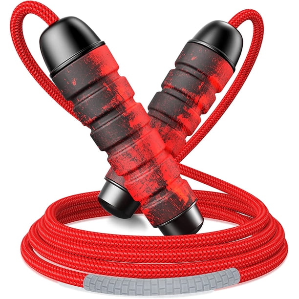 Cuerda para saltar para deportes, ajuste libre de 3M y cuerda para saltar duradera con mango de espuma viscoelástica antideslizante, ideal para deportes cardiovasculares para niños y adultos
