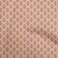 thumbnail image 1 of oneOone Cotton Cambric Peach Fabric Floral Dress Material Fabric Print Fabric By The Yard 56 Inch Wide, 1 of 4