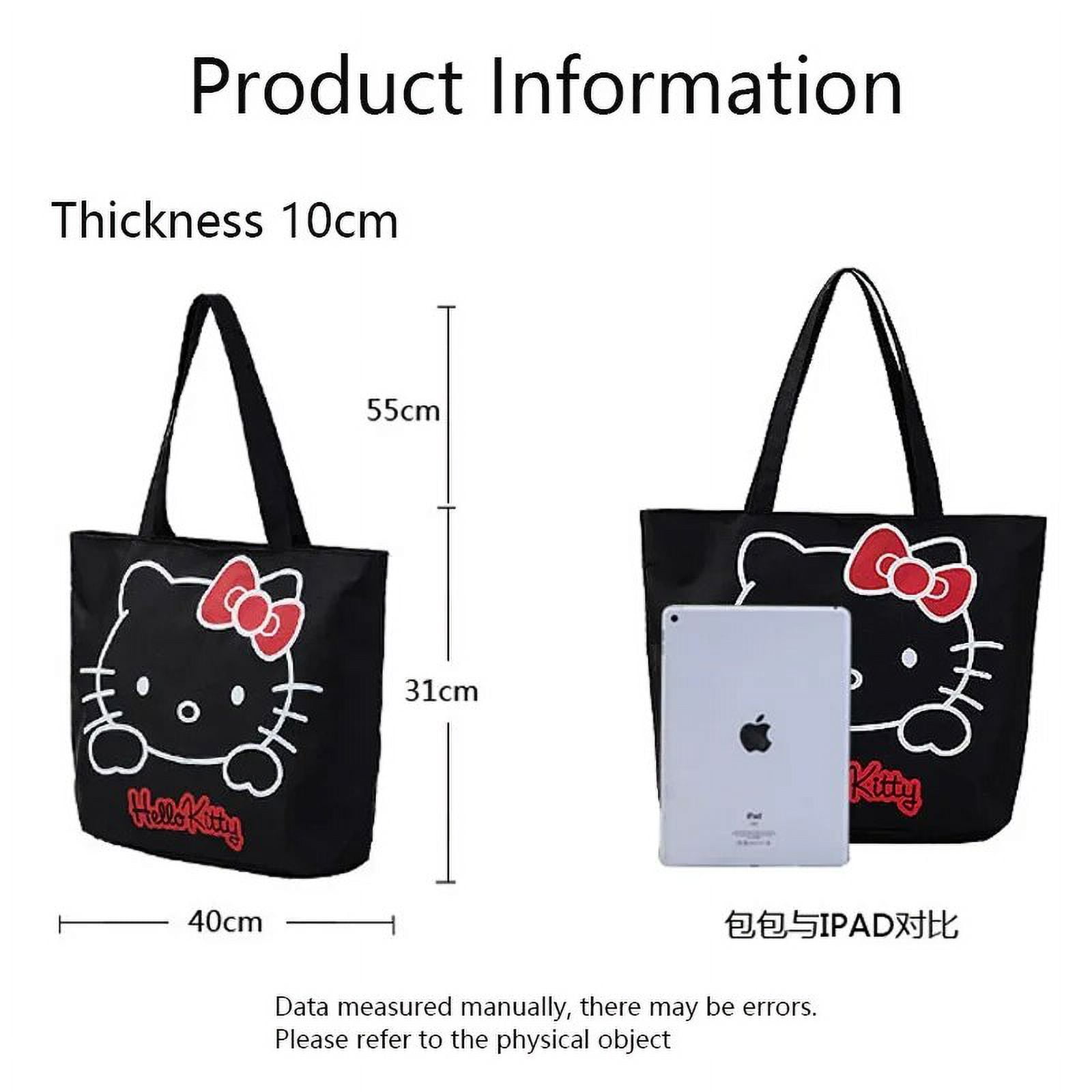 Sanrio Hello Kitty Tote Bag Cartoon Shoulder Bags Large Capacity