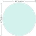 thumbnail image 3 of 24" Round 3/8" Inch Thick Tempered Glass Table Top - Beveled Edge Clear, 3 of 6