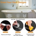 thumbnail image 2 of 24 Pcs Non-Slip Bathtub Stickers, Anti Slip Shower Strips Treads, Safety Bathroom Tubs Sticker with Scraper, for Shower Room Pools Stairs Steps Ladders, 2 of 7