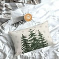 thumbnail image 3 of Christmas Pillow Covers 12x20 Set of 2 Christmas Decor Pillowcase Linen Snowflake Christmas Trees Throw Pillows Winter Farmhouse Holiday Decoration Outdoor Cushion Covers for Couch Home Decor, 3 of 6