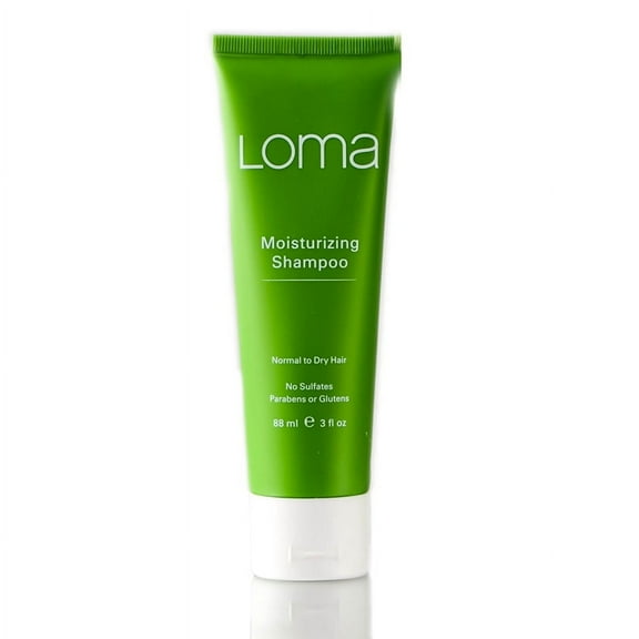 Loma Moisturizing Shampoo for Dry Hair and Scalp, Color-Safe and Sulfate-Free Shampoo, 3 fl oz