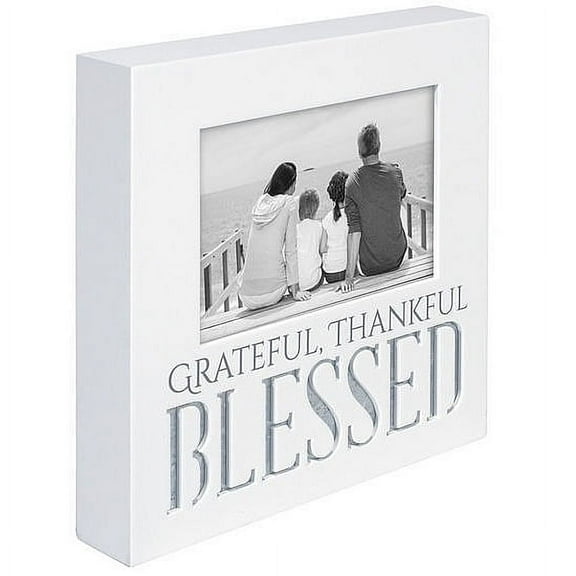 GRATEFUL-THANKFUL-BLESSED Box 6x4 Frame Captures a special moment - 4x6