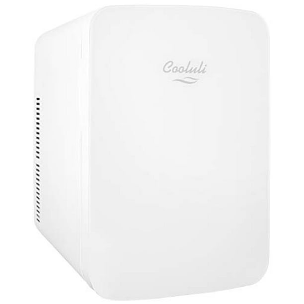 Cooluli Infinity White 15 Liter Compact Portable Cooler Warmer Mini