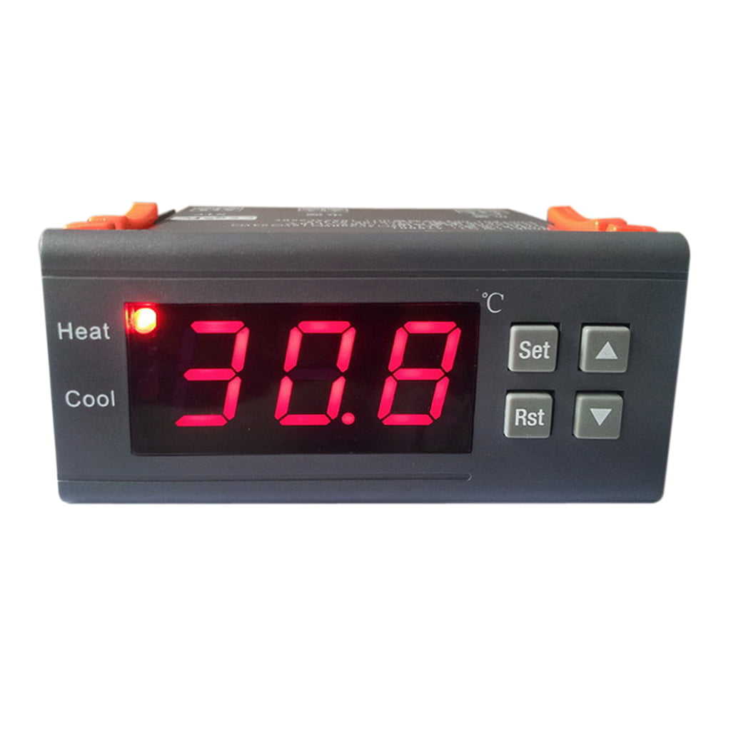 DC/AC 12v Digital Temp Controller 50-+110°c Thermostat Cool/Heat car Switching 