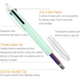 thumbnail image 4 of shiyou-Erasable Ballpoint Pen,3-in-1 Multicolor Erasable Gel Pens for Make Mistakes Disappear,0.5mm Ink Gel Pens Quick-drying Rolling Ball Pens with Eraser,3-Color Retractable Erasable Pens (18 PCS), 4 of 4