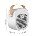 thumbnail image 2 of Ventilador de pulverización eléctrico 3 en 1, minihumidificador enfriador de aire de 3 velocidades para interiores y exteriores, 2 of 9