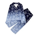 thumbnail image 1 of WEAIXIMIUNG Pyjama Décontracté pour Enfants à Imprimé, Chemise Boutonnée à Col à Revers à Manches Longues et Pantalon, Ensemble 3-4 Ans, 1 of 4
