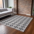thumbnail image 6 of Addison Rugs Mayfield Washable Transitional Modern Squares Black Rectangle Rug, 9' x 12', 6 of 6