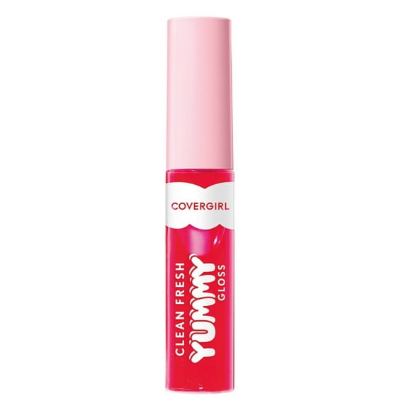 COVERGIRL Clean Fresh Yummy Lip Gloss, 600 My Strawbooty, 0.33 fl oz