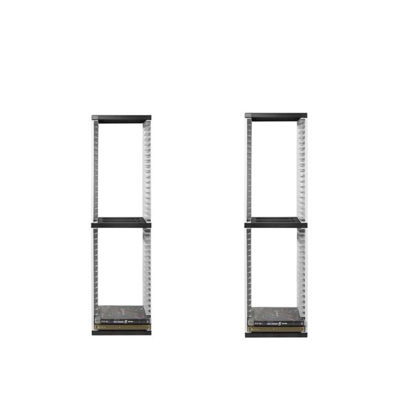 2 Paquetes 36 Estante de Almacenamiento de Discos de Juego Soporte de Estante de Almacenamiento de Soporte de Torre de Disco de Juegos Baoblaze estante de almacenamiento de disco de juego