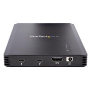 4 Bay Thunderbolt 3 NVMe Enclosure, For M.2 NVMe SSD Drives, 1x DisplayPort Video and 2x TB3 Downstream Ports, 40Gbps