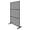 Black Rhombic, variant on Balcony Privacy Screen Outdoor Metal Privacy Screen 36.25 * 15.75 * 71.5 in Freestanding Divider Decorative Privacy Fence Screen for Garden Backyard Balcony, Black (Black Flower)