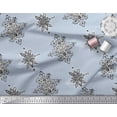 thumbnail image 3 of Soimoi Silk Fabric Floral Block Print Sewing Fabric Yard 42 Inch Wide, 3 of 3