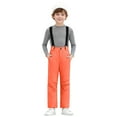 thumbnail image 3 of Staki Kids Snow Pants Girls Snow Bibs Waterproof Insulated Overalls Winter Windproof Snowsuit Warm Snowboard Pants Teen Snow Pants 6Y,7Y,8Y,9Y,10-14Y(Orange,9-10 Years), 3 of 9