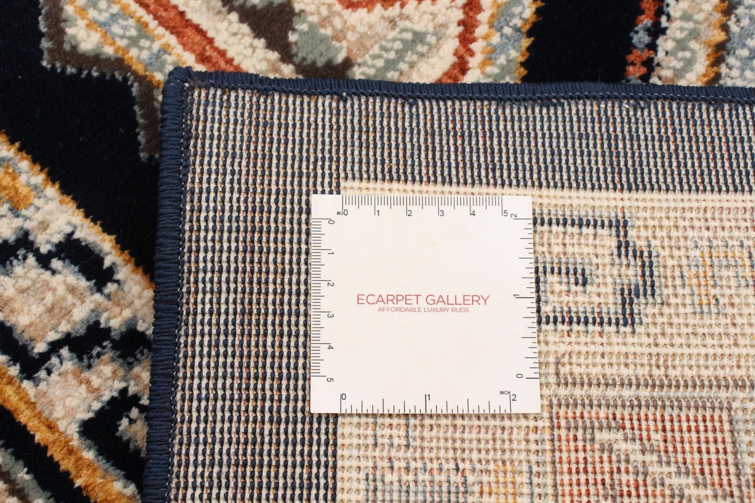 ECARPET Qashqai Blue Rug