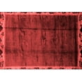 thumbnail image 1 of Ahgly Company Machine Washable Indoor Rectangle Abstract Red Modern Area Rugs, 7' x 9', 1 of 4