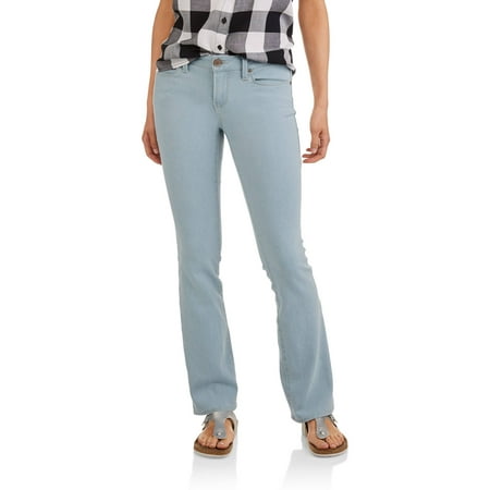 Juniors' Classic Slim Bootcut Jeans - Walmart.com