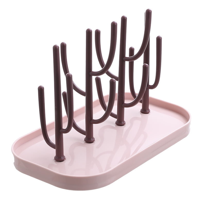 Baby Bottle Drying Rack with Base, Creative Tree Branch Baby Bottle