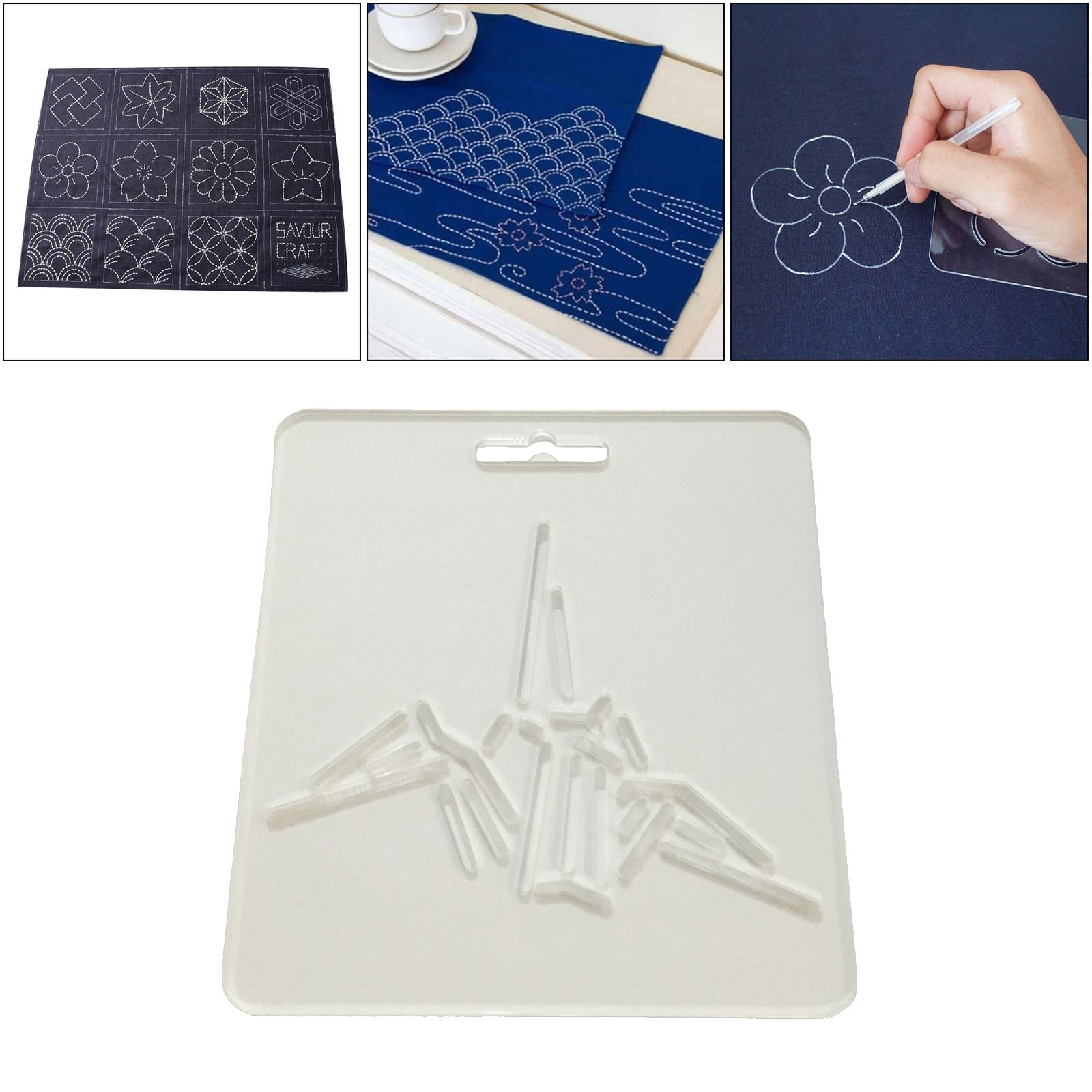 Juego De 9 Plantillas Para Edredón Con Diseño De Diamante - Acrílico Transparente De 1/8" - TCR