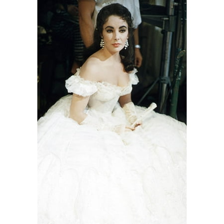 Raintree County Elizabeth Taylorin Wedding Dress 24x36 Poster