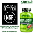 thumbnail image 5 of NATURELO&nbsp;Calcium&nbsp;Supplement - Vitamin C,&nbsp;Vitamin D3, K2, & Ca Magnesium Zinc for Bone Strength with Calcium 600mg - Plant-Based, 240 Vegetarian Capsules, Non-GMO, Soy & Gluten-Free, 5 of 5